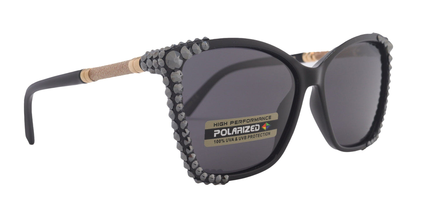 Andalucía, Polarized Premium Fashion sunglasses with Genuine European Crystals