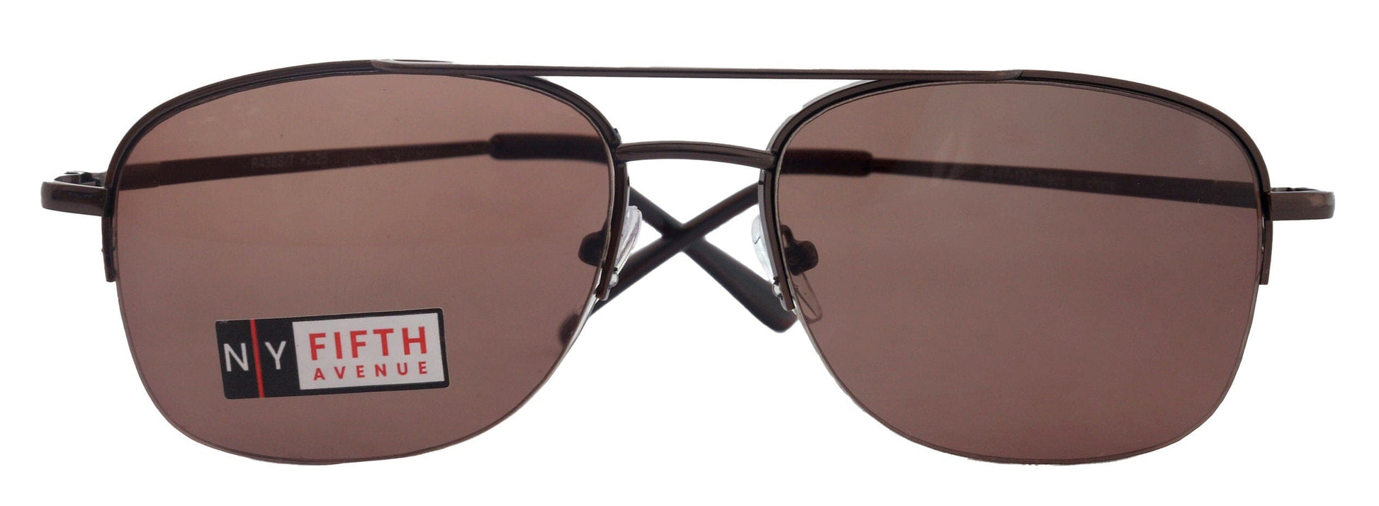 Benjamin, High-End Sun Readers Unixes Non-Bifocal Readers Sunglasses (Brown) Metal, NY Fifth Avenue