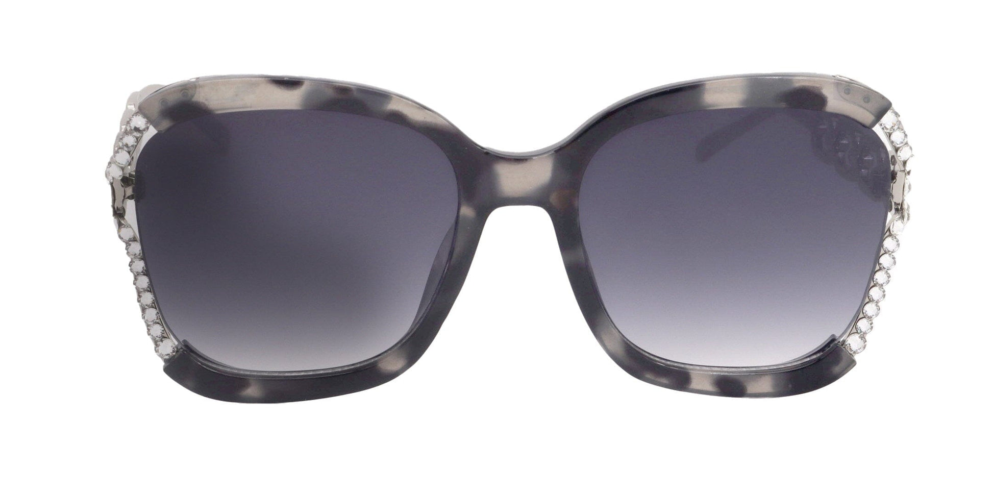 Bling Square Women Sunglasses W Genuine European Crystals, 100% UV Protection. NY Fifth Avenue