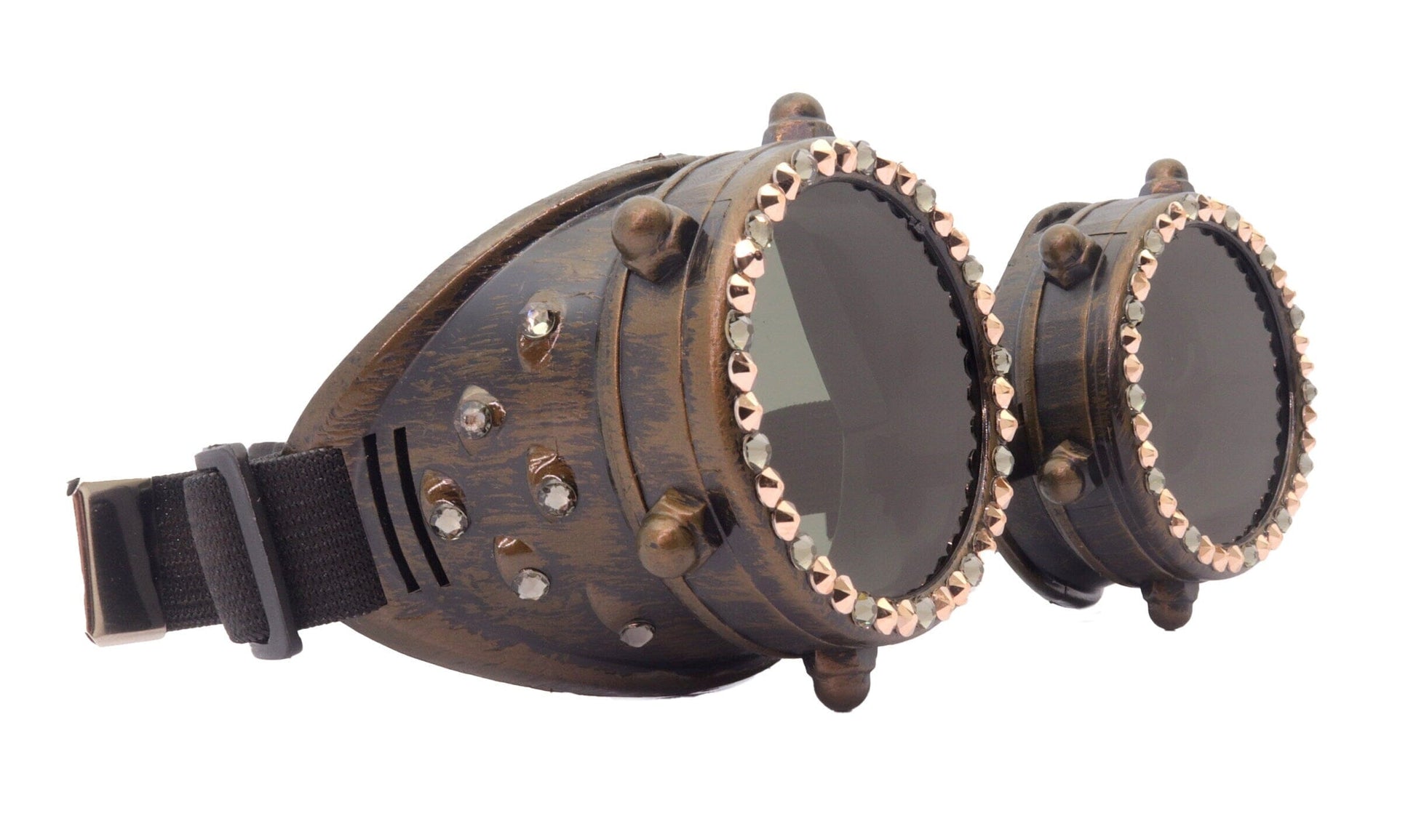 Bling Steampunk Goggles Diesel, Vintage Style, Burning Man, Rave Eyewear, Wasteland, Steampunk Goggles, Vintage Style, Retro,