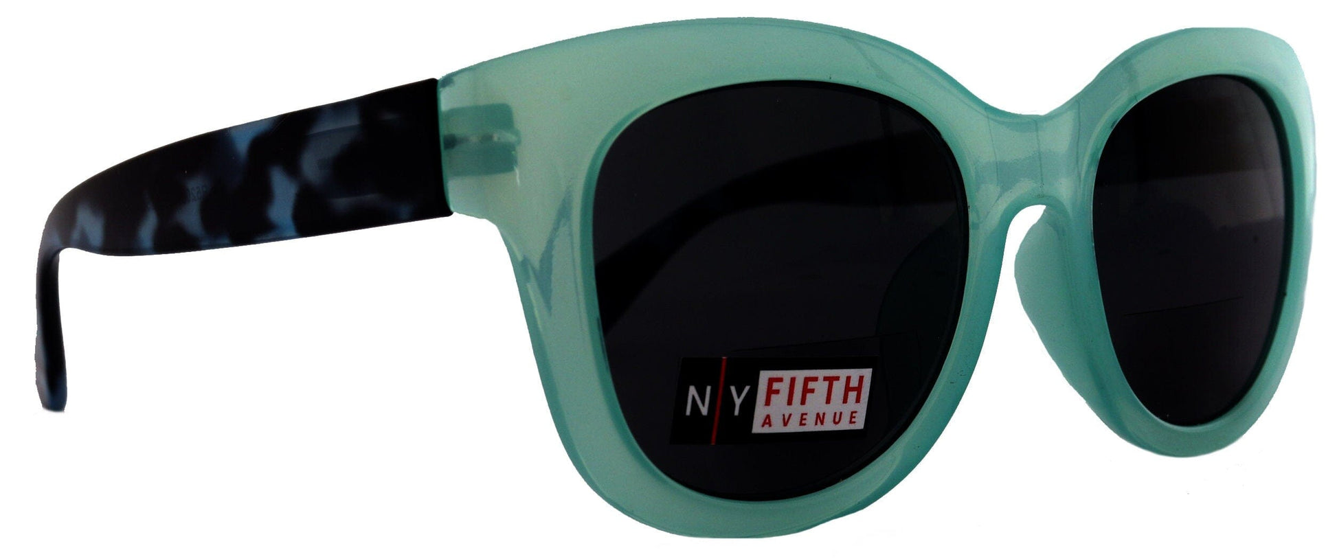 Greenville, High-End Line Bifocal (Clear On Top) Sun Readers for Women OR Non-Bifocal Readers Sunglasses (Turquoise, Green) NY Fifth Avenue