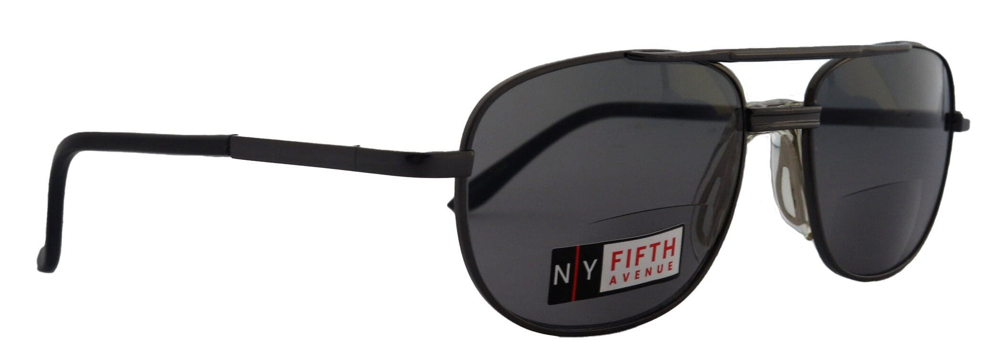 Jackson, High-End Men's Line Bifocal Sun Readers in Black by NY Fifth Avenue"