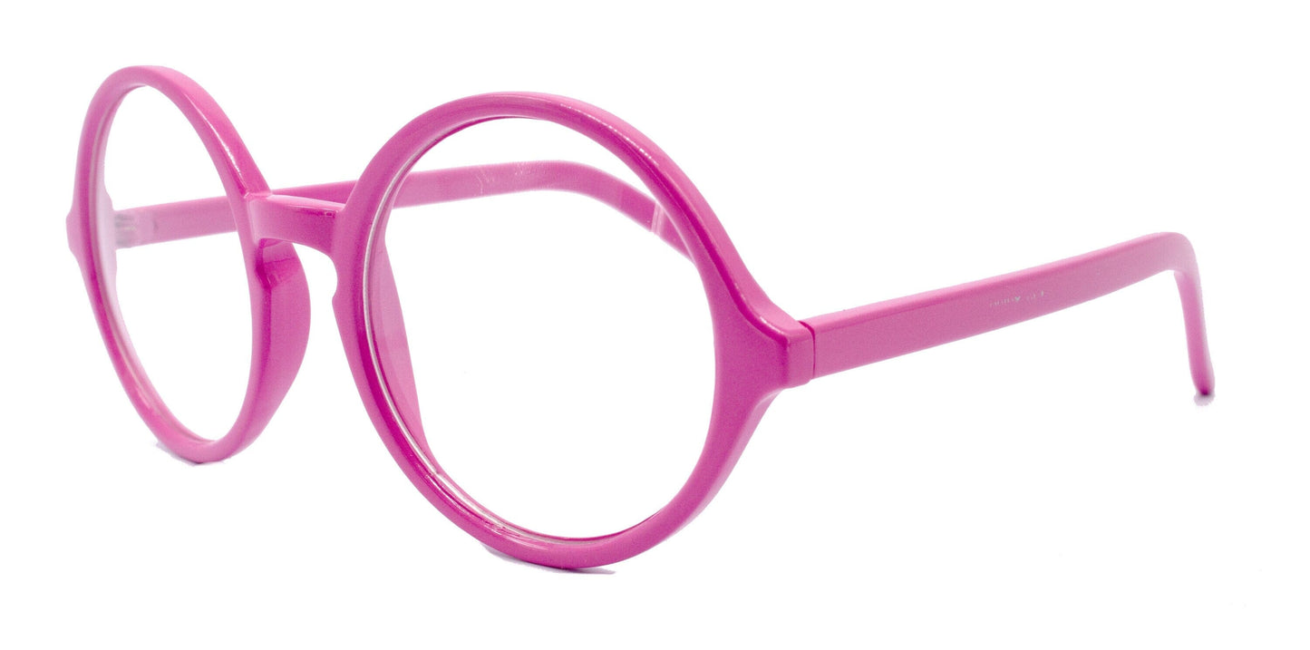 Mabel, (Premium) True Round vintage Reading Glasses (Rose) Circle Eye, Medium, NY Fifth Avenue