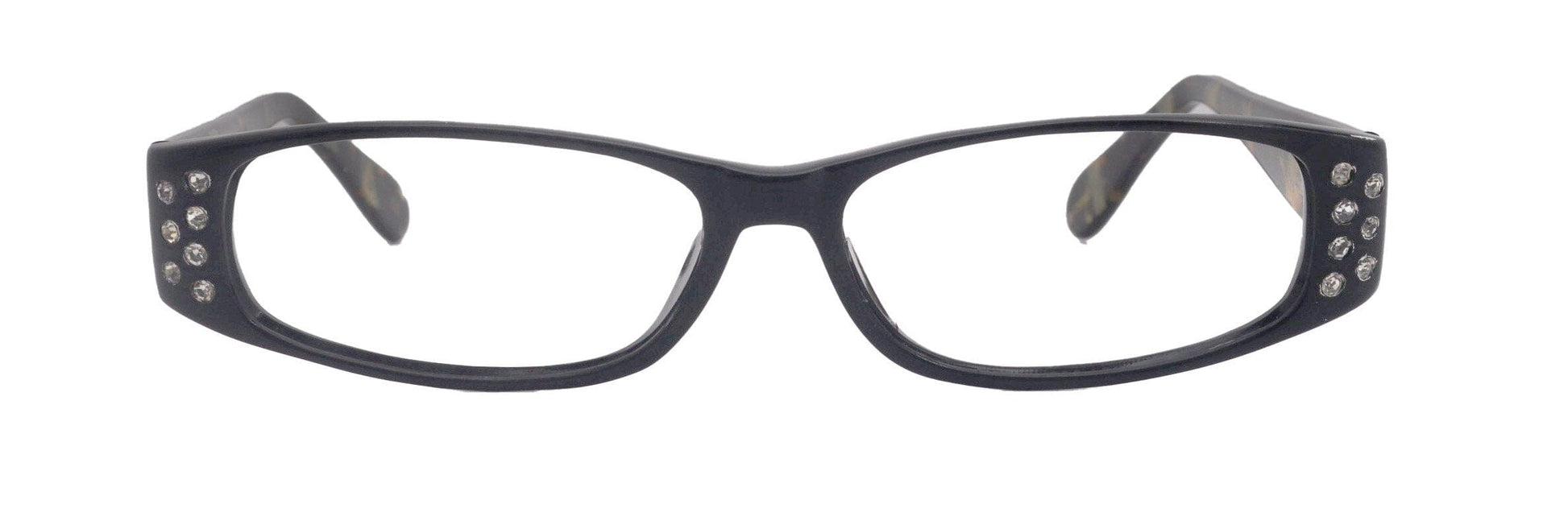 Premium Reading Glasses High End Reading Glass, Small Frame Black +1.25 to +3.00 magnifying glasses, Cat Eye. optical Frames