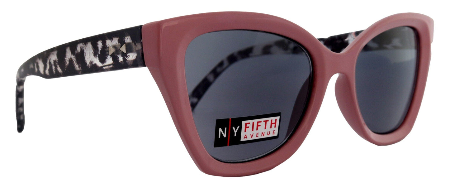 Rhodes, High-End Line Bifocal (Clear On Top) Sun Readers for Women OR Non-Bifocal Readers Sunglasses (Pink Tortoiseshell) NY Fifth Avenue