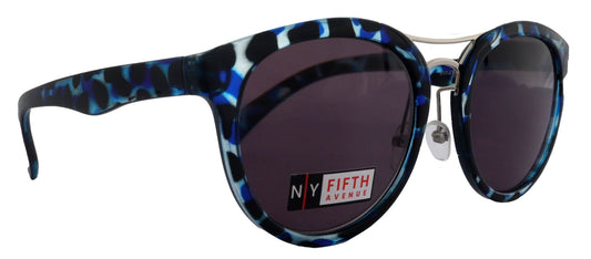 Valencia, High-End Line Bifocal (Clear On Top) Sun Readers for Women OR Non-Bifocal Readers Sunglasses (Blue Tortoiseshell) NY Fifth Avenue