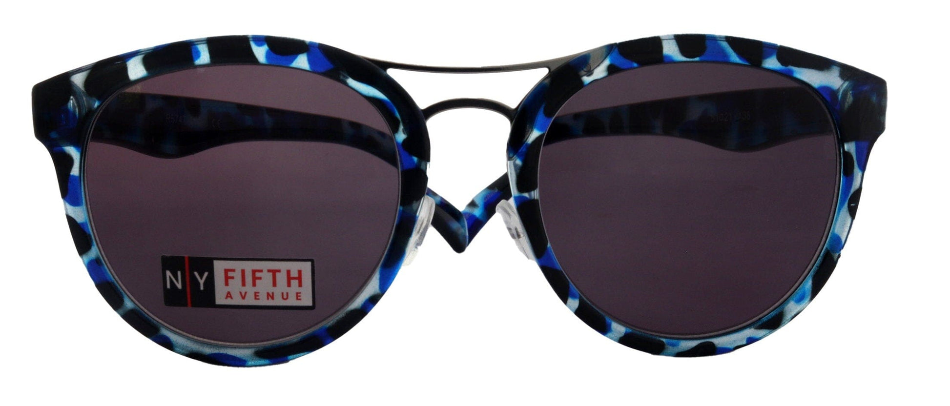 Valencia, High-End Line Bifocal (Clear On Top) Sun Readers for Women OR Non-Bifocal Readers Sunglasses (Blue Tortoiseshell) NY Fifth Avenue