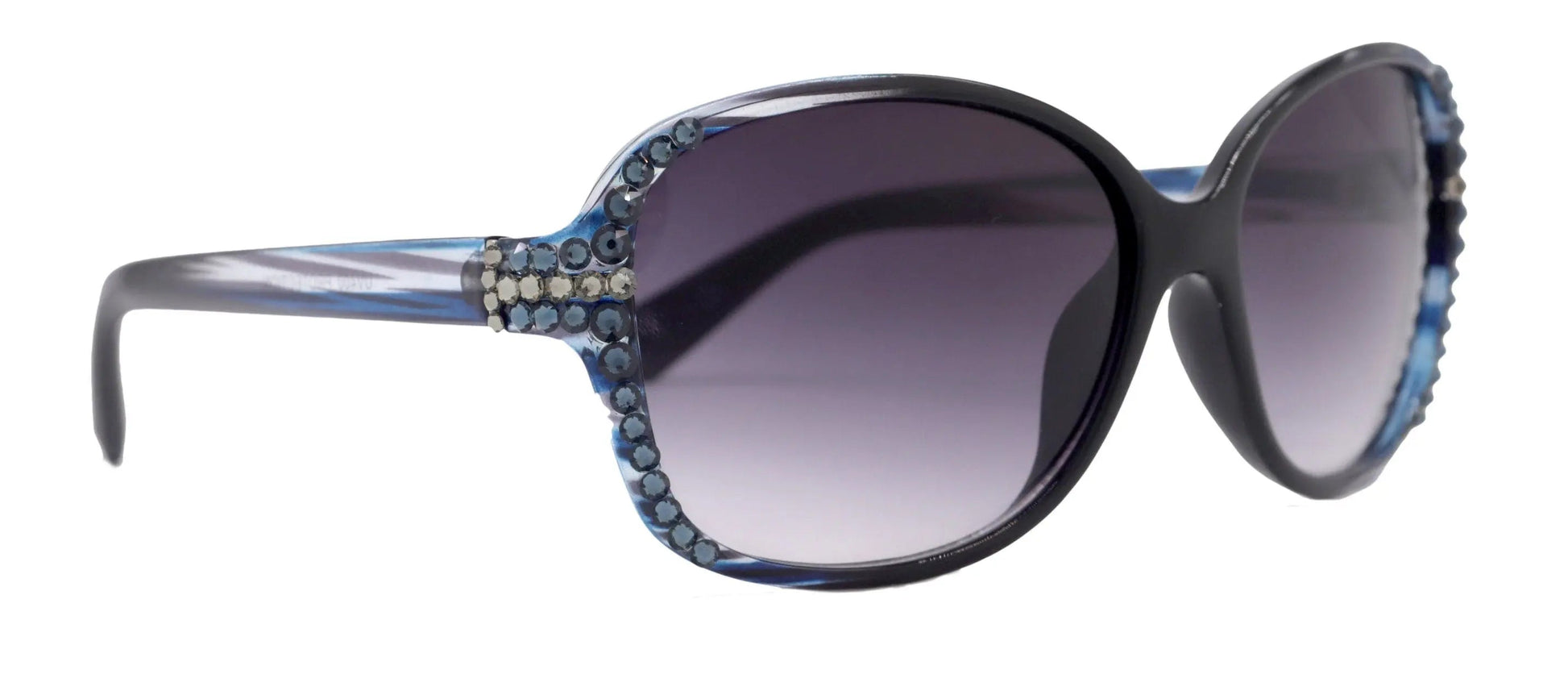 Bling Custom Color Print Sunglasses w/ Swarovski Crystals 