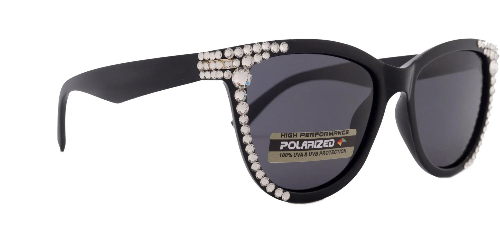 Polarized Premium Fashion  sunglasses with Genuine European Crystals 