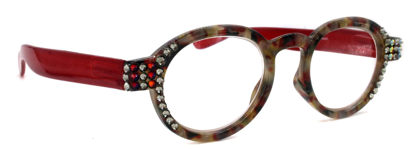 Sephora, (Bling) Reading Glasses Women W (Black Diamond, Volcano) Genuine European Crystals+1.25 +3 Magnifying   NY Fifth Avenue