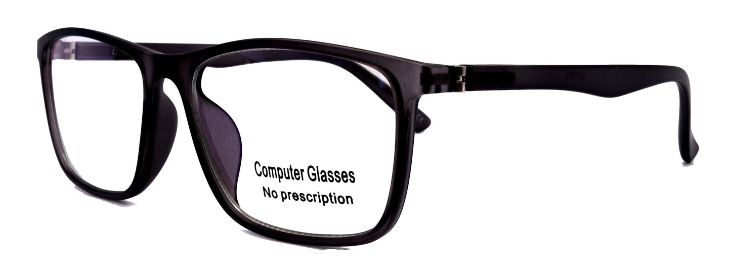 Vista, (Blue Light Blocker) w AR Coating (Anti Glare) Filter, (Black, Square) Reading Glasses, No prescription, Gamers NY Fifth Avenue 